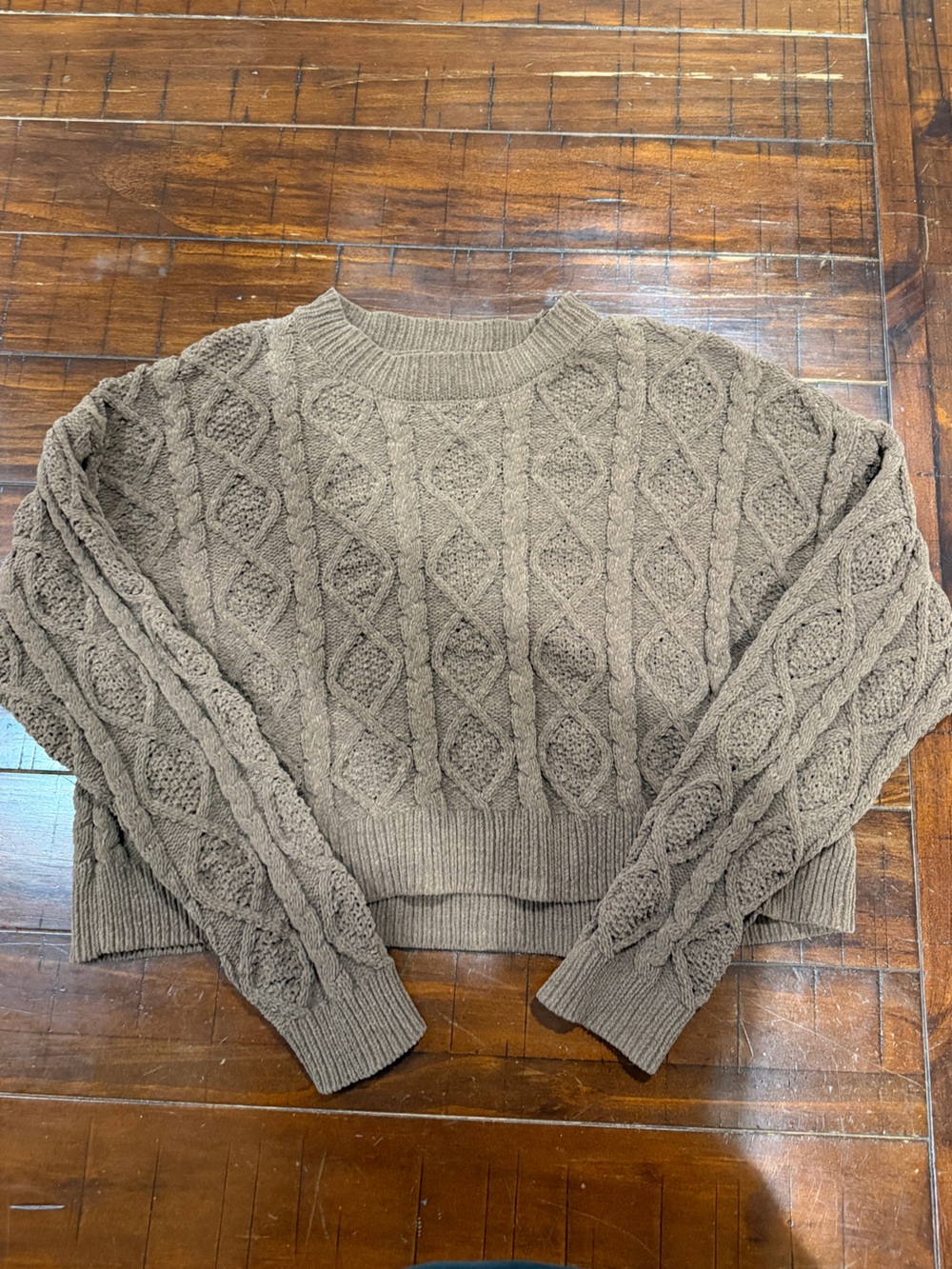 Brown Knit Sweater